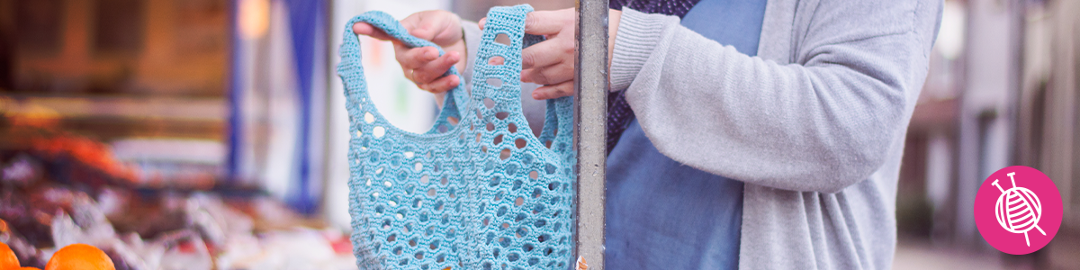 Crocheted bag - Perfect for shopping!