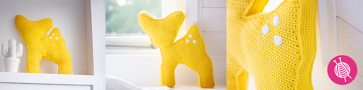 Oh Deer! - Crochet a cute Pillow