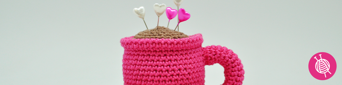 Crochet a coffee cup - Cute free crochet pattern
