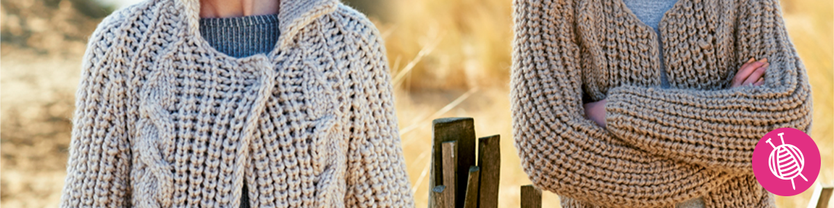 Knit a Cardigan with Rico Creative Twist