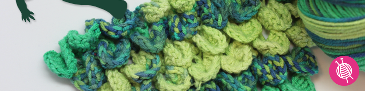 Inspiration: How to crochet a Crocodile Stitch