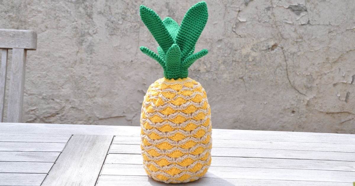 Pineapple sales crochet pattern