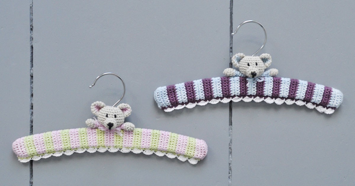 Crochet a clothing hanger Yarnplaza For knitting crocheting