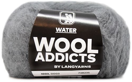 Wooladdicts To-Ease-Sorrow Sweater Knit Kit 1 XL Light Grey