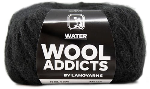 Wooladdicts To-Ease-Sorrow Sweater Knit Kit 11 S Anthracite
