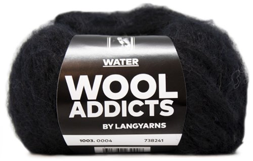 Wooladdicts To-Ease-Sorrow Sweater Knit Kit 2 S Black