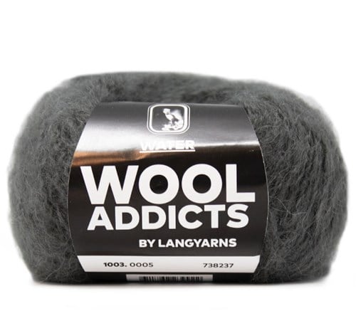 Wooladdicts To-Ease-Sorrow Sweater Knit Kit 3 L Grey
