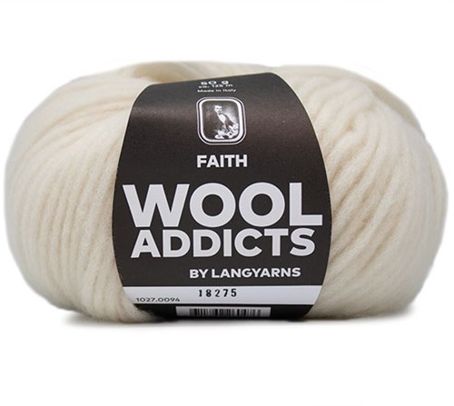 Wooladdicts Wild Wandress Sweater Knit Kit 10 M Off-White
