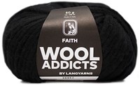 Wooladdicts Boho Soul Hooded Scarf Knit Kit 2 Black