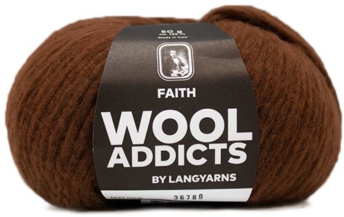 Wooladdicts Boho Soul Hooded Scarf Knit Kit 4 Amber Mélange