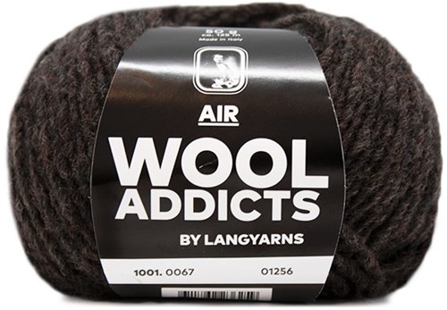 Wooladdicts City Life Sweater Knit Kit 10 M Dark Brown