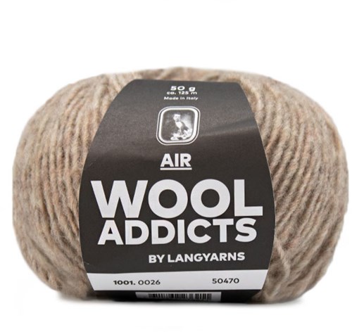Wooladdicts City Life Sweater Knit Kit 7 M Beige