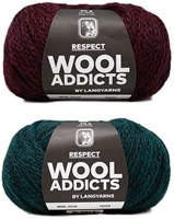 Wooladdicts Hidden Feelings Sweater Knit Kit 1 M Moss Mélange / Sunset