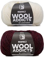 Wooladdicts Hidden Feelings Sweater Knit Kit 3 L Sunset / Off-White