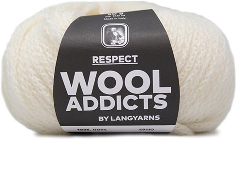 Wooladdicts Seductive Secret Cardigan Knit Kit 10 XL Off-White