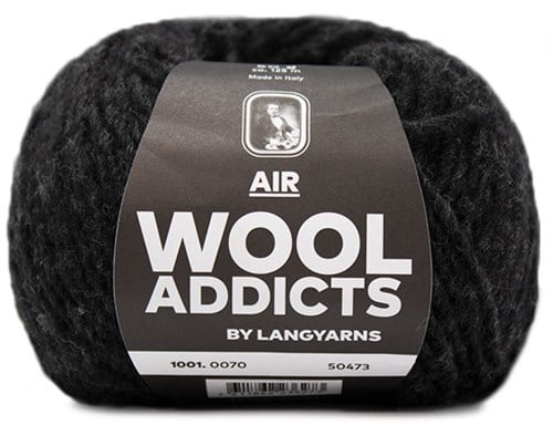 Wooladdicts Dramatic Dreamer Sweater Knit Kit 11 S Anthracite