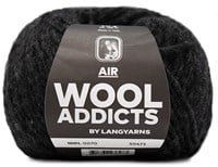 Wooladdicts Dramatic Dreamer Sweater Knit Kit 11 M Anthracite