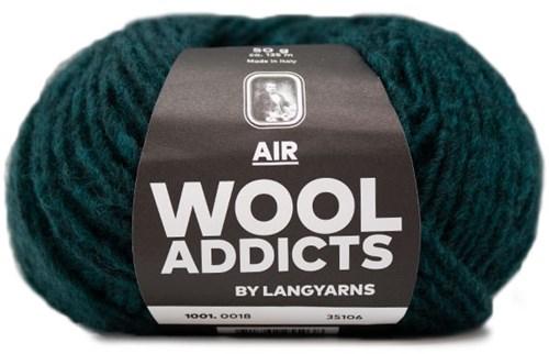 Wooladdicts Dramatic Dreamer Sweater Knit Kit 6 S Moss Mélange