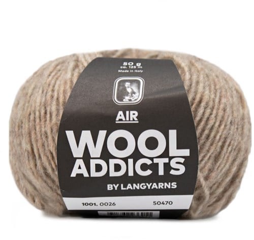Wooladdicts Dramatic Dreamer Sweater Knit Kit 7 L Beige
