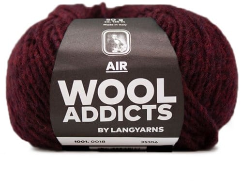Wooladdicts Dramatic Dreamer Sweater Knit Kit 9 L Sunset