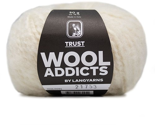 Wooladdicts Devoted Dancer Sweater Knit Kit 10 L/XL Off-White