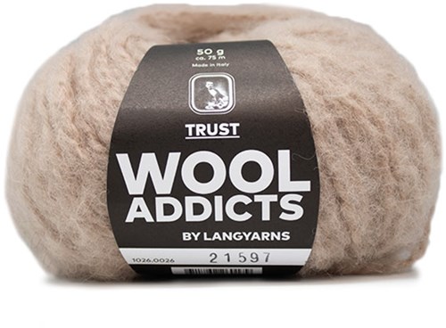 Wooladdicts Devoted Dancer Sweater Knit Kit 6 S/M Beige