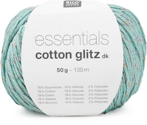 Rico Essentials Cotton Glitz DK 12 Mint