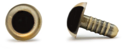Safety Eyes Gold 12mm per pair