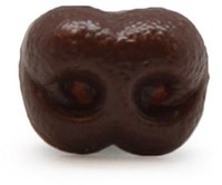 Safety Nose Dog Brown 12mm