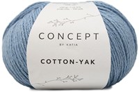 Cotton Yak Girls Sweater Knitting Kit 1 12 years Light Blue