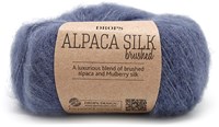 Drops Brushed Alpaca Silk Uni Colour 013 Denim-blue
