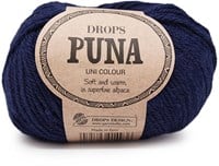 Drops Puna Uni Colour 13 Navy Blue