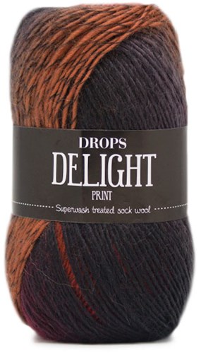 Drops Delight 13 Red-orange-grey