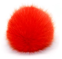 Rico Fake Fur Pompon Large 14 Orange
