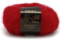 Drops Kid-Silk Uni Colour 014 Red