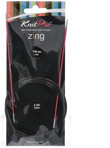 KnitPro Zing Circular Knitting Needles 150cm 2.00mm