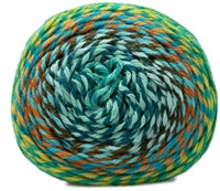Katia Twisted Paint 153 Brown / Aqua Blue