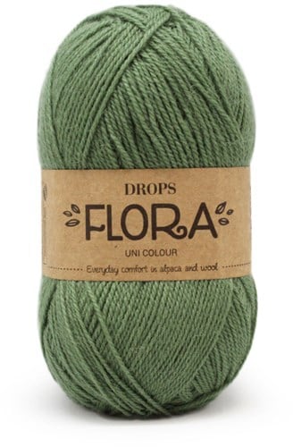 Drops Flora Uni Colour 15 Green