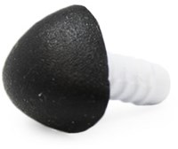 Safety Nose Triangle Soft Black 15mm