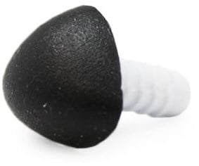 Safety Nose Triangle Soft Black 15mm