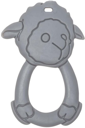 Go Handmade Teething Ring Sheep Gray