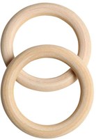Go Handmade Wooden Rings Ø 68 mm (2 pieces)