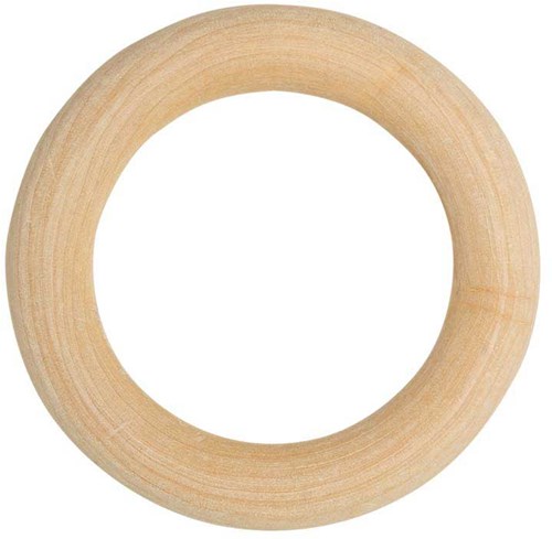 Go Handmade Wooden Rings Ø 75 mm (1 piece)