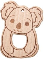 Go Handmade Wooden Animal Teether Koala