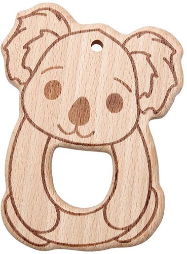 Go Handmade Wooden Animal Teether Koala