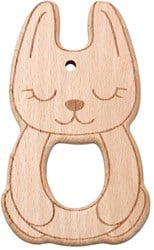 Go Handmade Wooden Animal Teether Cat