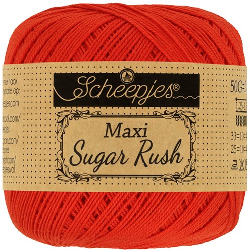 Scheepjes Maxi Sugar Rush 390 Poppy Rose