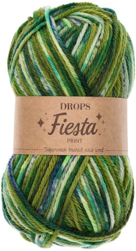 Drops Fiesta Print 16 Herb Garden
