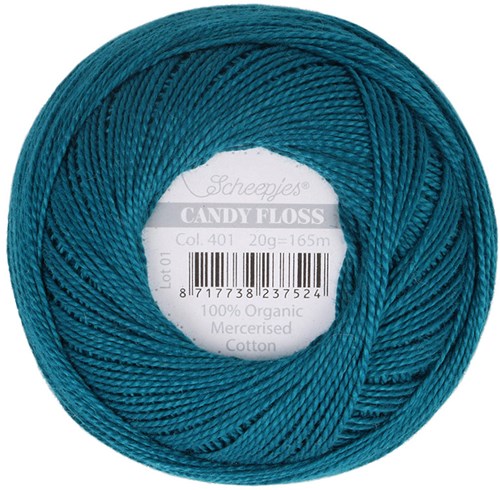 Scheepjes Candy Floss 401 Dark Teal-2