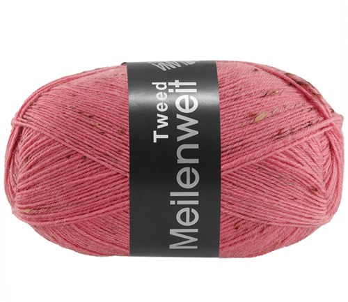 Lana Grossa Meilenweit 100 Tweed 175 Salmon Rose